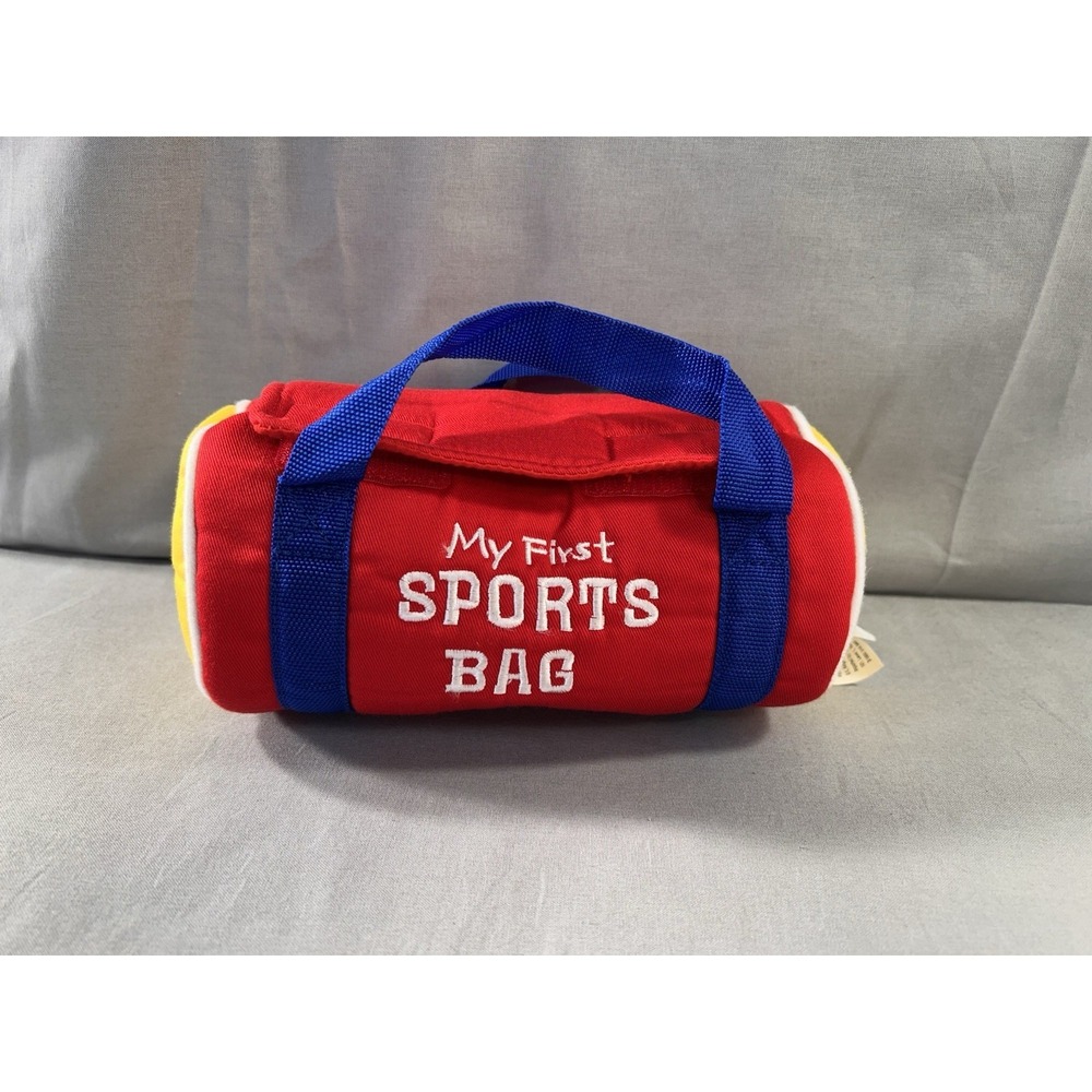 GUND Baby My First Sports Bag Embroidered Lettering Primary‎ Colors Bag Only